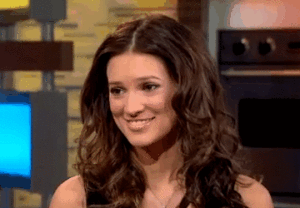 Kylie being interviewed on ABC Good Morning America